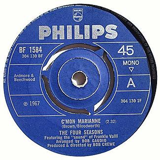 C'mon Marianne / Let's Ride Again by The Four Seasons