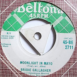 Moonlight In Mayo by Bridie Gallagher