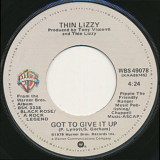 Got To Give It Up / With Love by Thin Lizzy