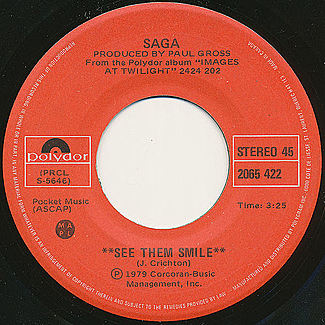 See Them Smile / Mouse In A Maze by Saga