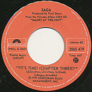 It's Time (Chapter Three) / Take It Or Leave It by Saga