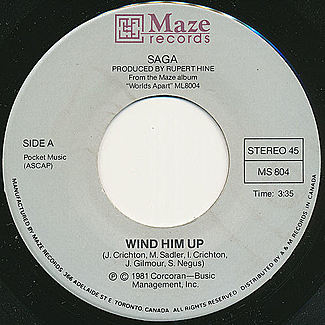 Wind Him Up / No Regrets (Chapter V) by Saga