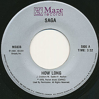 How Long? / On The Loose by Saga