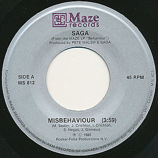 Misbehaviour / You And The Night by Saga