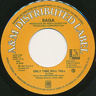 Only Time Will Tell / We´ve Been Here Before by Saga