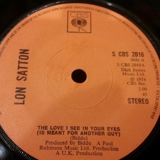 The Love I See In Your Eyes (Is Meant For Another Guy) by Lon Satton