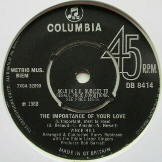 The Importance Of Your Love (L'important, C'est La Rose) by Vince Hill