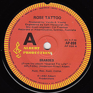 Branded by Rose Tattoo