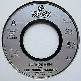 Suspicious Minds by Fine Young Cannibals