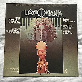 Lisztomania 1975 1st press A&M soundtrack lp by Rick Wakeman