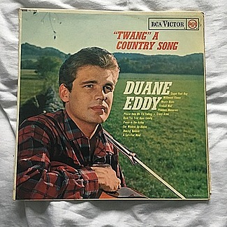 Twang a country song 1963 1st press rca silver spot lp ex play lp by Duane Eddy