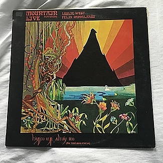 Live 1972 1st press island pink rim label lp ex vinyl and play by Mountain