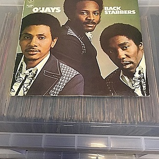 Back stabbed 1972 1st press CBS lp by The O'jays
