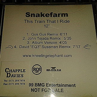 This Train That I Ride 12" by Snakefarm