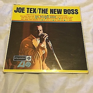 The New Boss 1966 1st press Atlantic lp ex play plum silver labels by Joe Tex