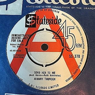 Send Her To Me 1964 stateside demo promo ex vinyl and play by Johnny Thunder