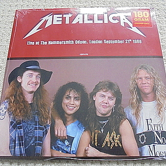 LIVE AT THE HAMMERSMITH ODEAN, LONDON, SEPT 21st 1986 by Metallica