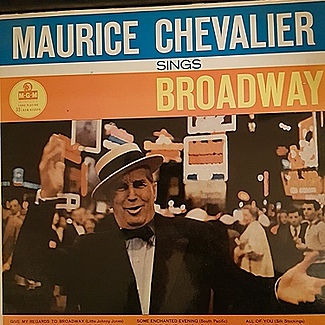 Sings Broadway by Maurice Chevalier