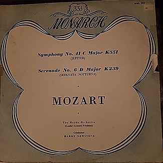 Mozart symphony no 41 seranade no 6 by Hadyn Orchestra