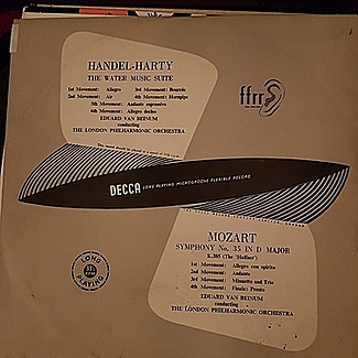 Handel harty Mozart by The London Symphony Orchestra