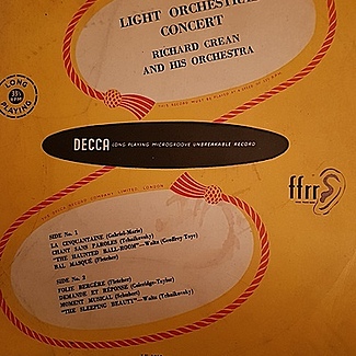 Light orchestral concert by Richard Crean And His Orchestra