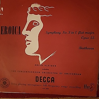 Eroica symphony no 3 opus 55 by Concertgebow Orchestra Of Amsterdam