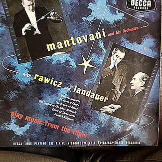 Play music from the films by Mantovani And His Orchestra