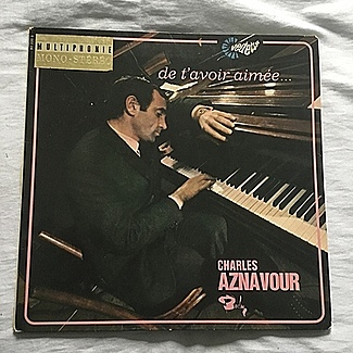 De T’avoir Aimee 1966 1st press Barclay lp by Charles Aznavour