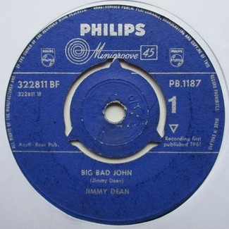 Big Bad John / I Won't Go Huntin' With You Jake by Jimmy Dean
