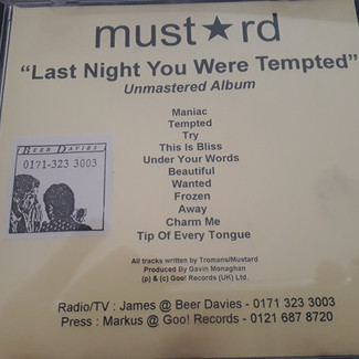 Last Night You Were Tempted by Mustard