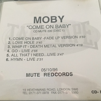 Come On Baby by Moby