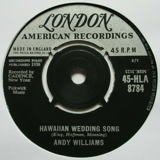 Hawaiian Wedding Song by Andy Williams