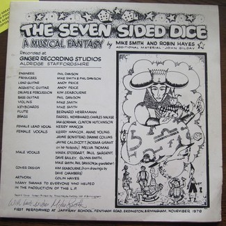 Seven Sided Dice (A Musical Fantasy) by Jaffray Music Drama Group