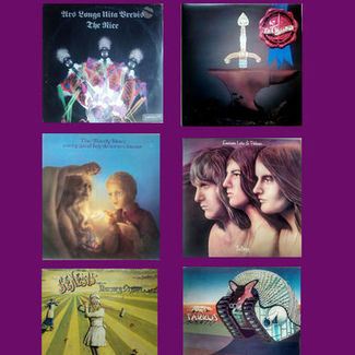 JOB LOT PROGRESSIVE ROCK 6 ORIGINAL LPs ELP-GENESIS-NICE G TO EX COND. by Vv.aa.