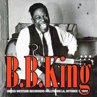 United Western Recorders Hollywood LA, October 1st, 1972 by B.B. King
