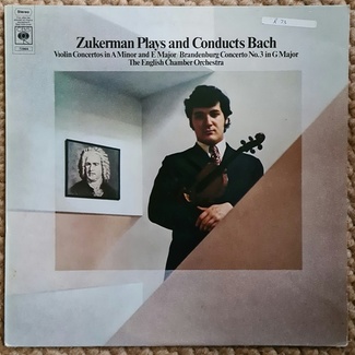 Zukerman Plays And Conducts Bach by Pinchas Zukerman
