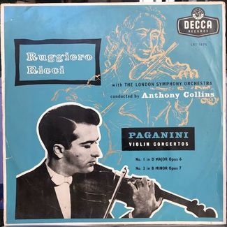Paganini Violin Concertos No. 1 & 2 by Ruggiero Ricci