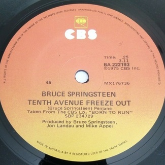 Tenth Avenue Freeze Out / She's The One by Bruce Springsteen