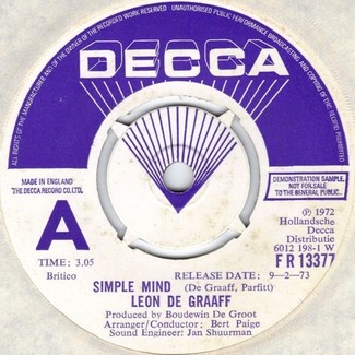 Simple Mind / Other People Do by Leon De Graaff