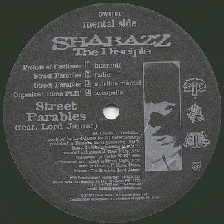 Street Parables / Organized Rime (Pt. II) by Shabazz The Disciple