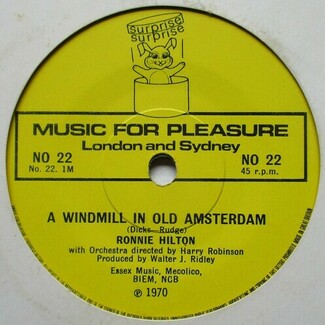A Windmill In Old Amsterdam / The Ugly Bug Ball by Ronnie Hilton