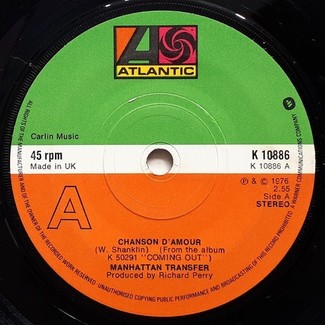 Chanson D'Amour by Manhattan Transfer