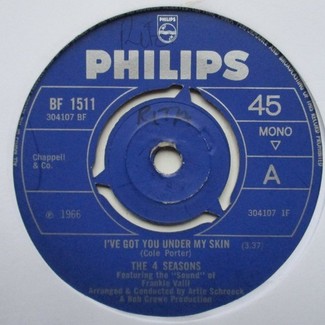 I've Got You Under My Skin / Huggin' My Pillow by The Four Seasons