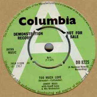 Too Much Love / Forget About Him by Jonny Ross