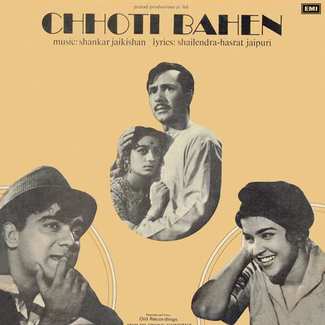Chhoti Bahen - ECLP 5845 - LP Record by Shanker Jaikishan