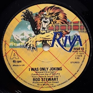 I Was Only Joking / Hot Legs by Rod Stewart