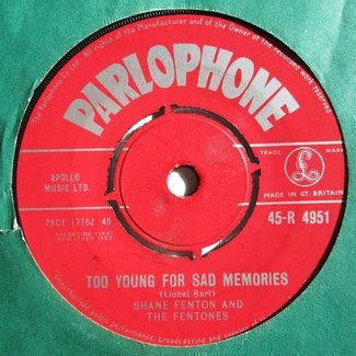 Too Young For Sad Memories by Shane Fenton & The Fentones
