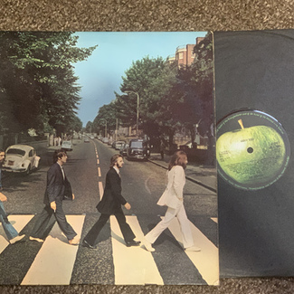 abbey road - uk 1st press misaligned apple lp by Th