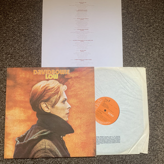 low - uk rca pl12030 a1/b2 stickered sleeve lp by David Bowie