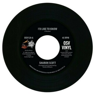 I'd Like To Know / I'm Not Afraid by Sharon Scott